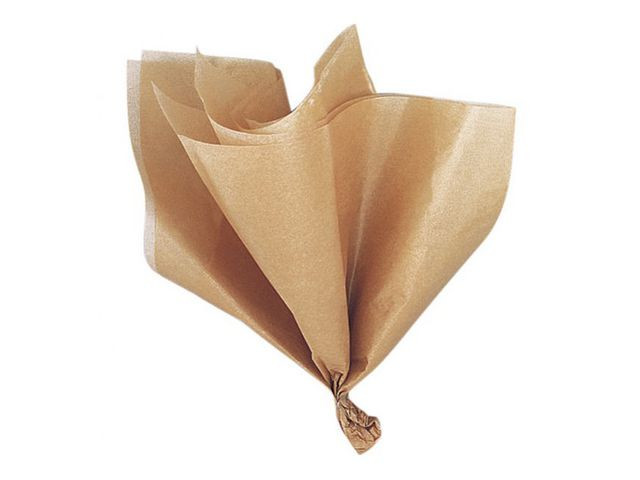 BildeSilkespapper 50x70cm guld 25 ark/fp