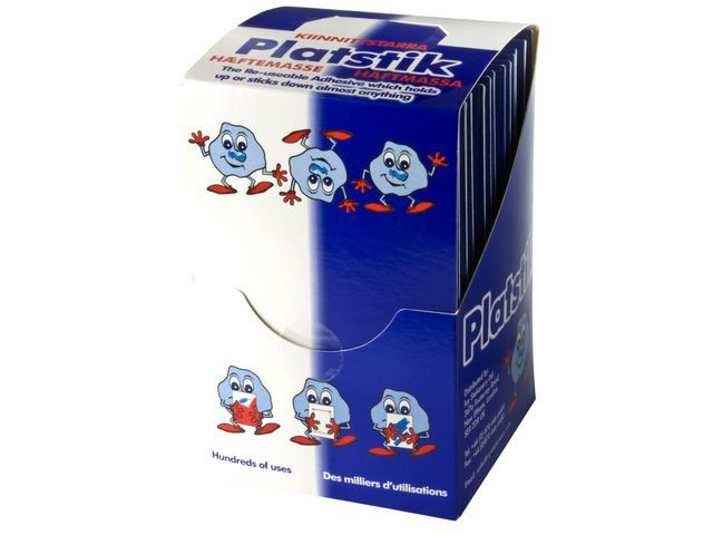 BildeHäftmassa stripes blå 60g