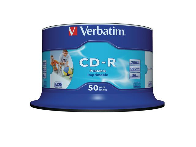 BildeCD-R VERBATIM 700MB Printable 50/fp