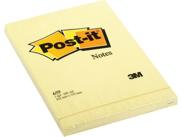 BildeNotes POST-IT 102x152mm gul