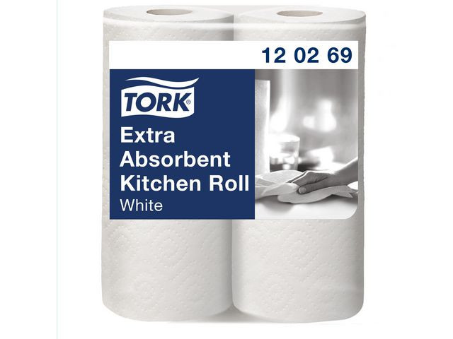 BildeHushållspapper TORK Pre Plus 2-lag 2/fp