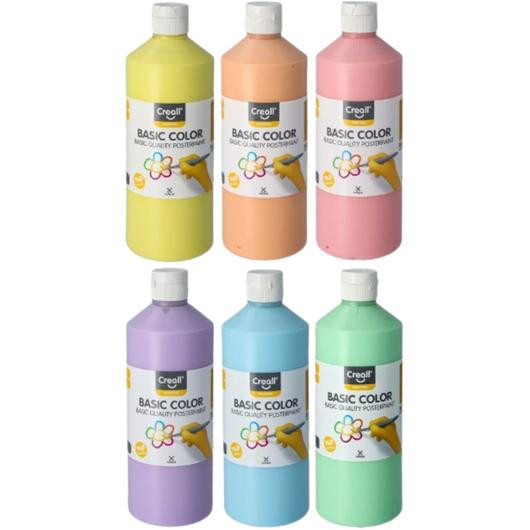 BildePastellfärg CREALL Pastell 6x500ml 6/fp