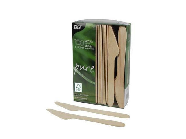 BildeBestick Kniv PURE FSC 16,5cm 100/fp