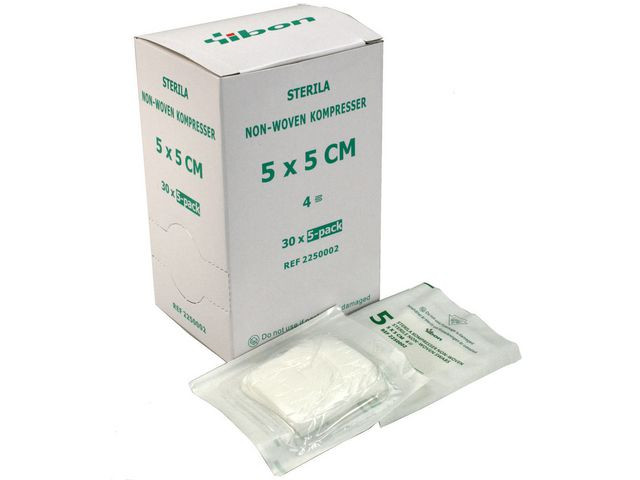 BildeKompress NW steril 5-p 5x5cm 150/fp