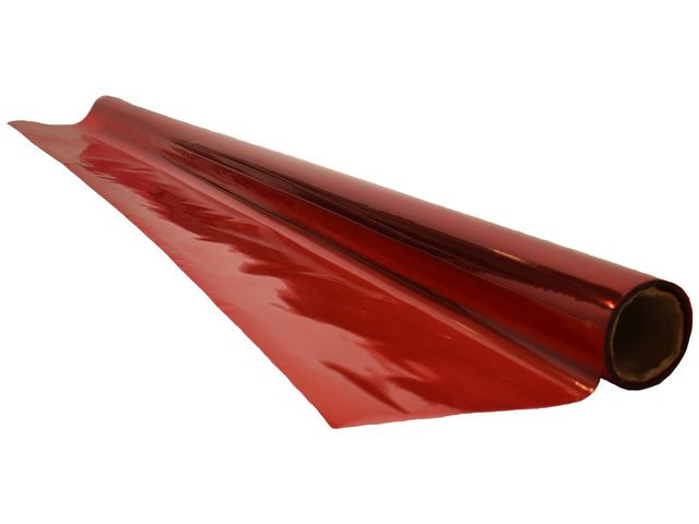 BildeCellofan 70cmx2m röd