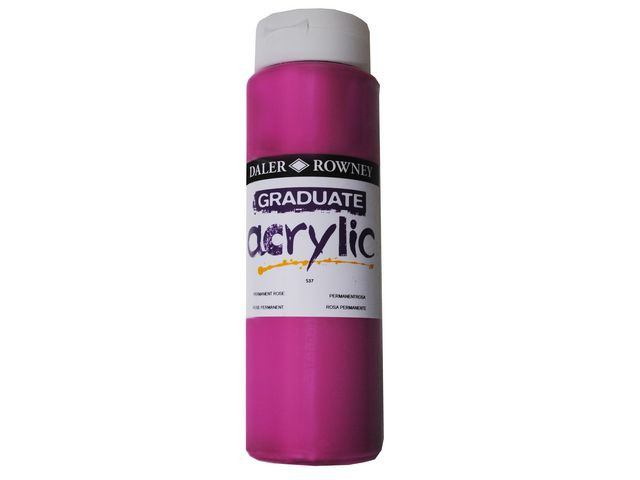 BildeAkrylfärg 500 ml rosa