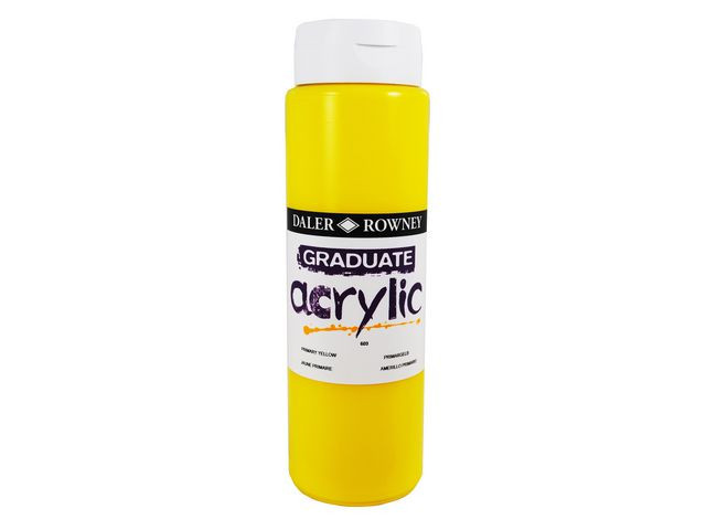 BildeAkrylfärg 500 ml primärgul