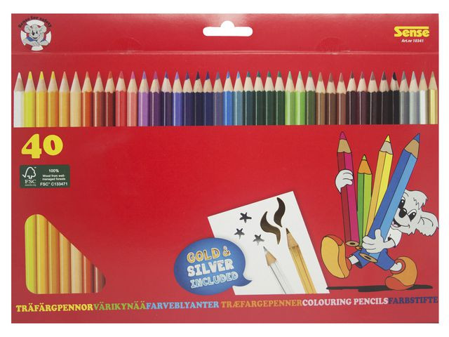 BildeTräfärgpennor 40/fp