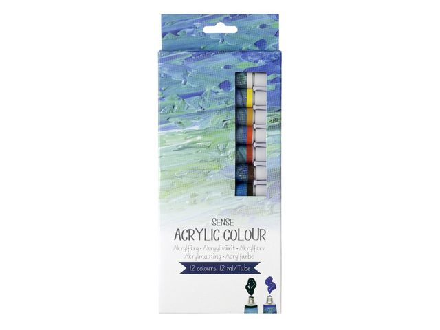 BildeAkrylfärgset Sense 12x12 ml