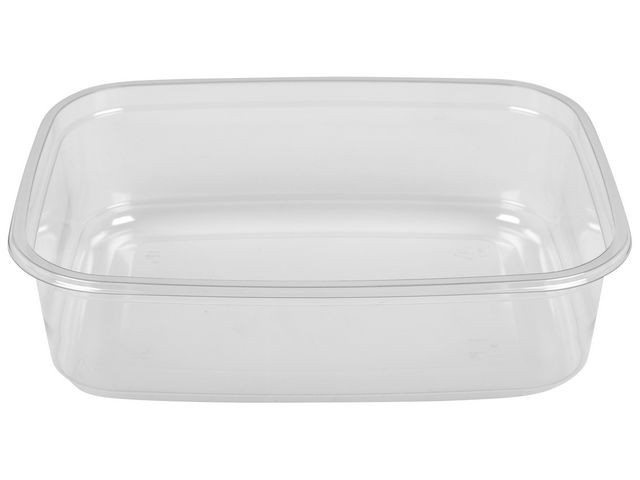 BildePlastform klar rektangulär 350ml 60/fp