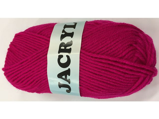 BildeAkrylgarn 50g cerise