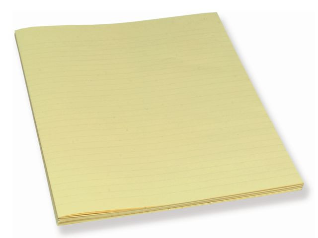 BildeKonceptpapper BANTEX linj. A4 gul 250/fp
