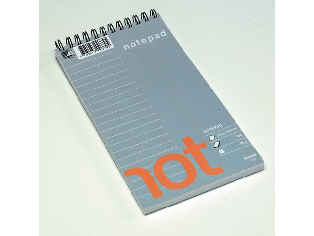BildeSpiralblock 105x210mm 100 blad linj.