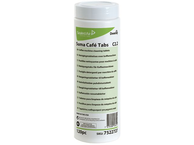 BildeRengöring SUMA Café Tabs 120/fp