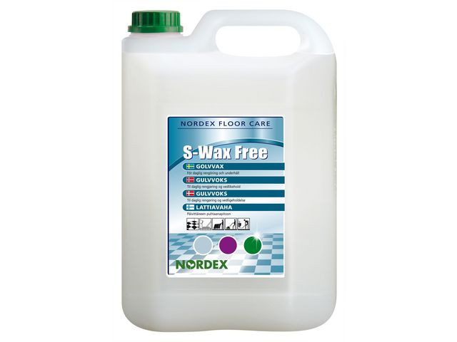 BildeGolvunderhåll NORDEX S-wax Free 5L