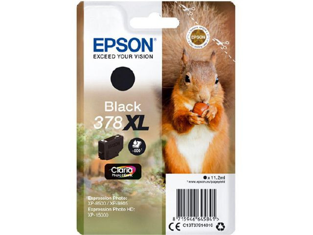 BildeEpson 378XL BK (svart) blekkpatron 27,4ml