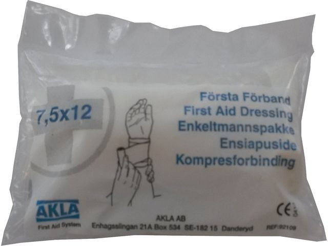 BildeFörsta förband 7,5x12cm