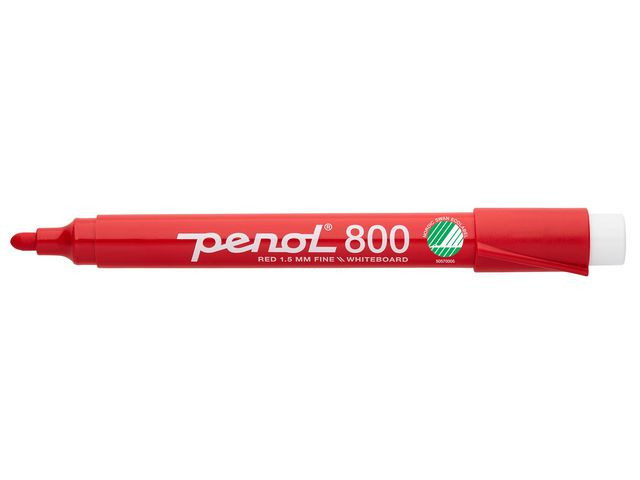 BildeWhiteboardpenna PENOL 800 rund röd