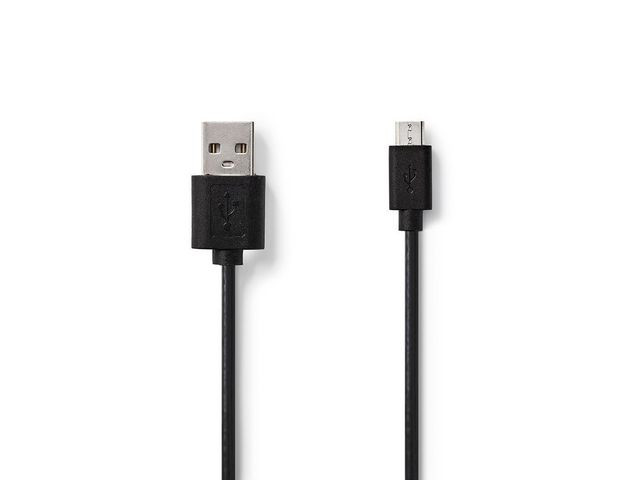 BildeKabel NEDIS USB-A ha - USB Micro B 2m sv
