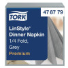 Servett TORK LinStyle Middag grå 50/fp