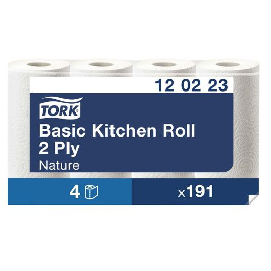 BildeHushållspapper TORK Basic 2-lag 4/fp