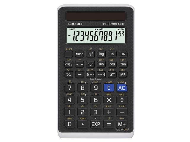 BildeTeknisk räknare CASIO FX-82 Solar II