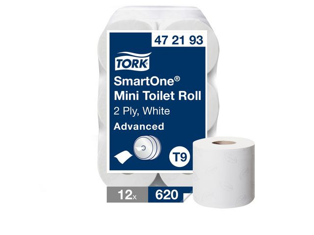 BildeToalettpapper TORK Adv T9 2-lag 12/fp