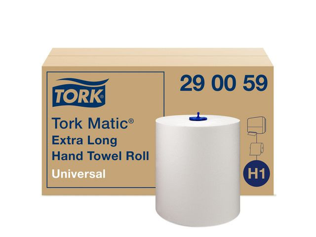 BildeHandduk TORK Uni H1 1-lag vit 280m