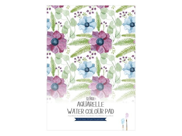 BildeAkvarellblock pad A3 200g 20blad
