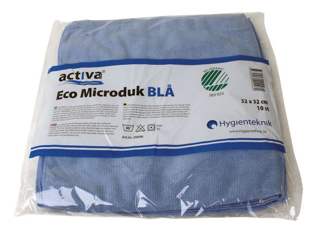 BildeMicrofiberduk ACTIVA ECO 32x32cm blå