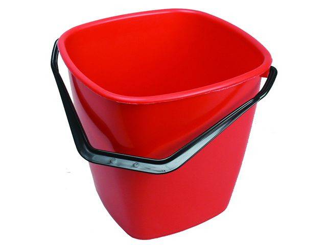 BildeHink fyrkantig röd 9,5L