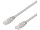 Kabel DELTACO Nätverk UTP Cat6a 3m grå