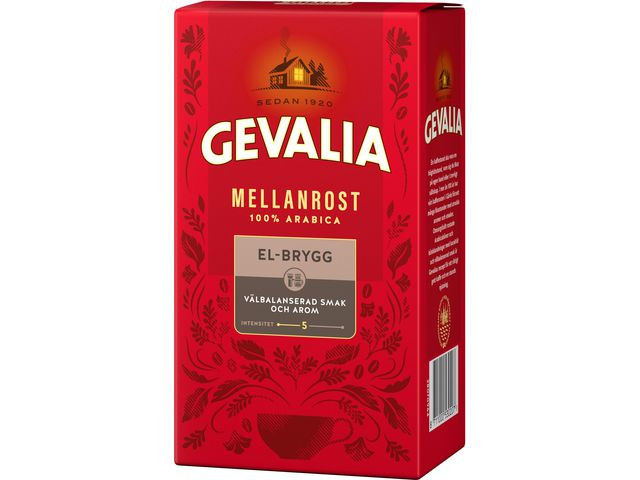 BildeKaffe GEVALIA Mellanrost E-brygg 450g