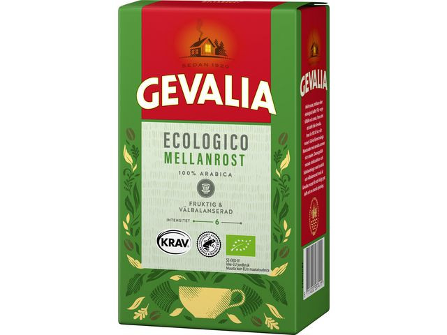 BildeKaffe GEVALIA Ecologico Mellanrost 425g