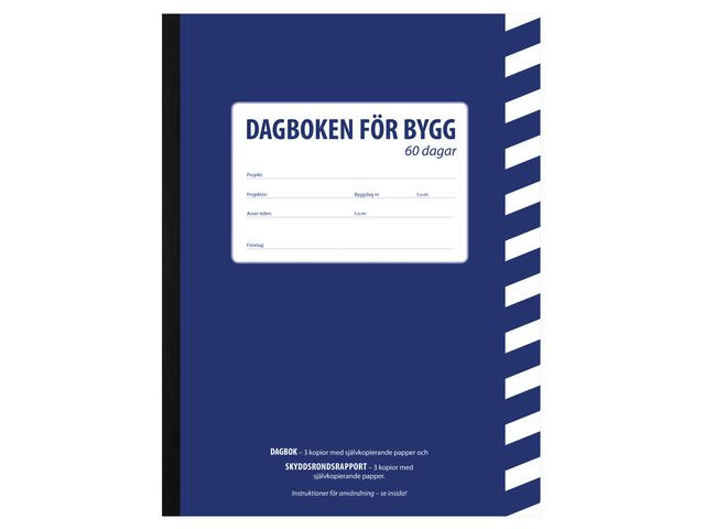 BildeDagboken för bygg A4 60 dagar