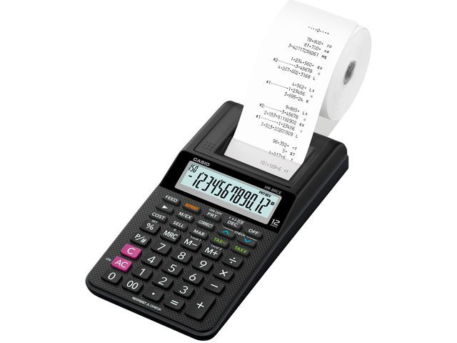 BildeRemsräknare CASIO HR-8RCE svart