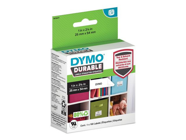 BildeEtikett DYMO LW Durable 25x54mm 160/fp