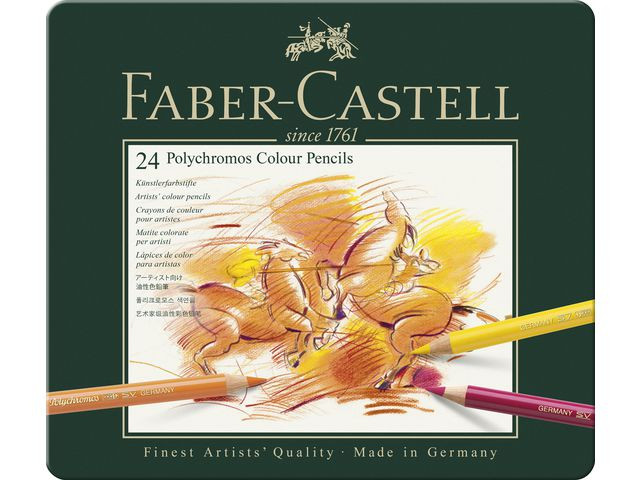 BildeFärgpenna FABER CASTELL Polychroms 24/fp