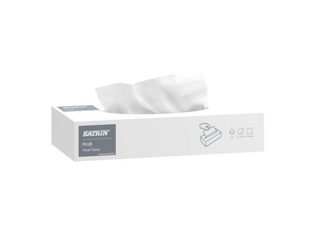 BildeAnsiktsservett KATRIN Plus Facial 100/fp