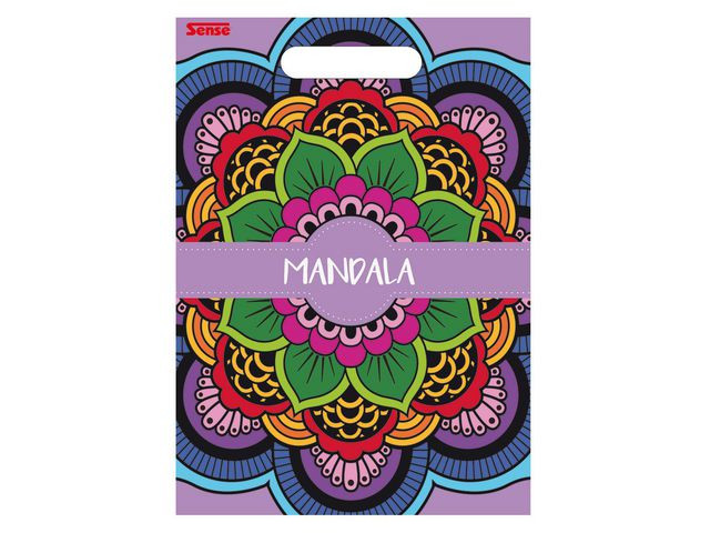 BildeMålarbok Mandala 24 sidor fria former
