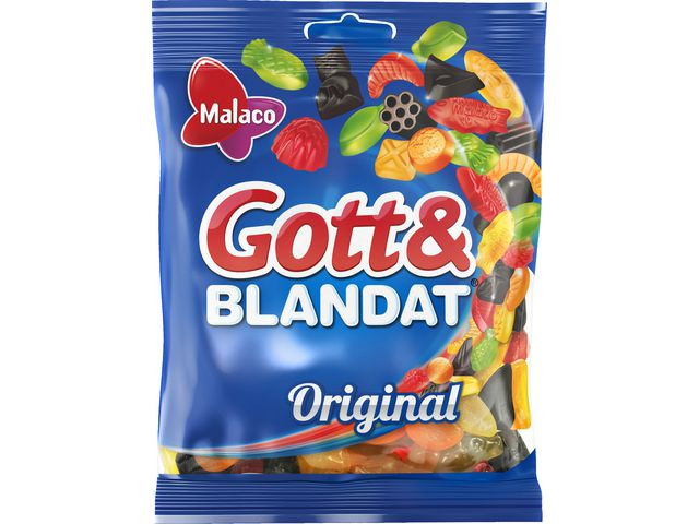 BildeGodis MALACO Gott&Blandat Original 160g