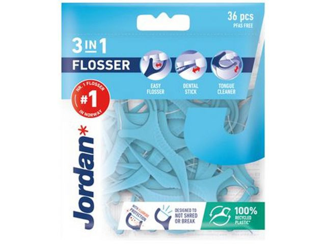 BildeTandtråd JORDAN 3-in-1 Flosser 36/fp