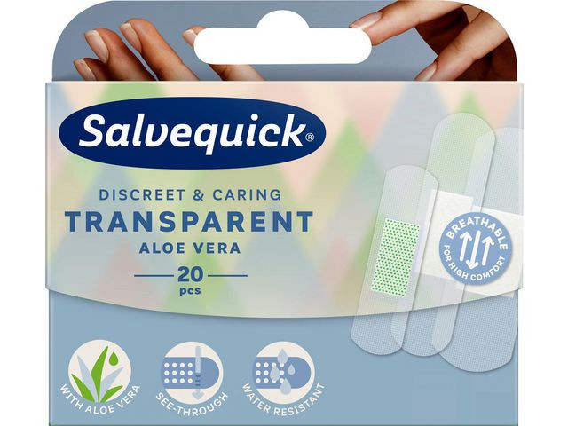 BildePlåster SALVEQUICK Aloe vera 20/fp