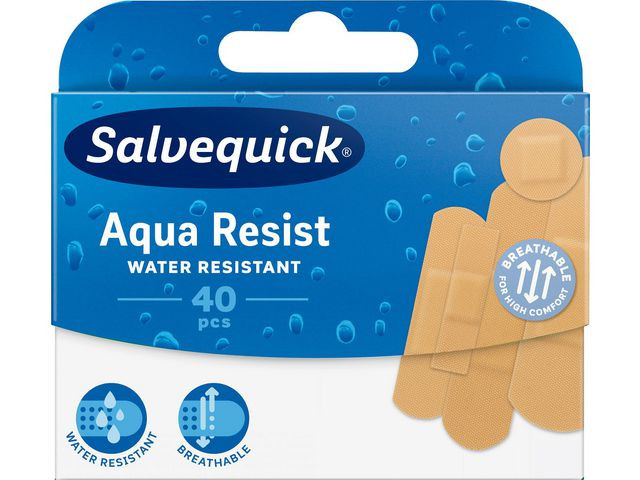 BildePlåster SALVEQUICK Aqua resist mix 40/fp