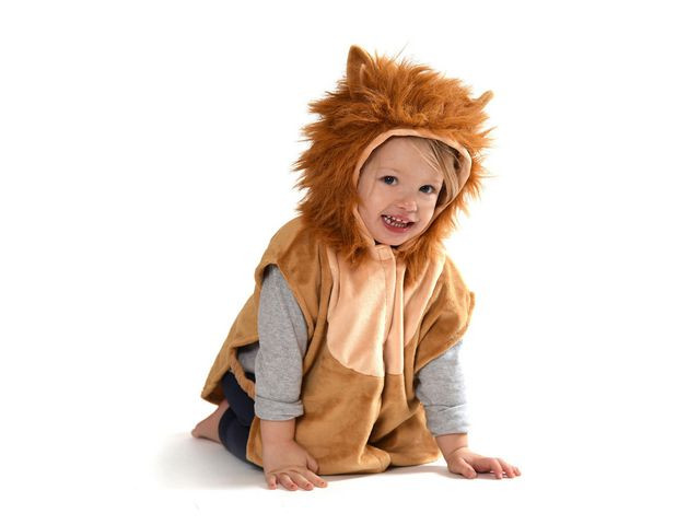 BildeMaskeraddräkt Baby Lejon 2-4år