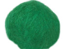 Kardad ull 250g grön