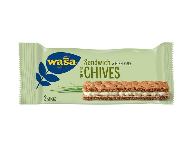 BildeKnäckebröd WASA Ost och gräslök 37g