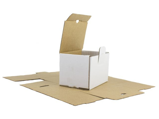 BildeSjälvlåsande låda 200x140x95mm vit ES28