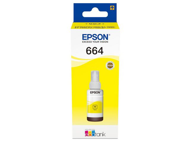 BildeEpson T6644 Y (gul) blekkflaske 70 ml