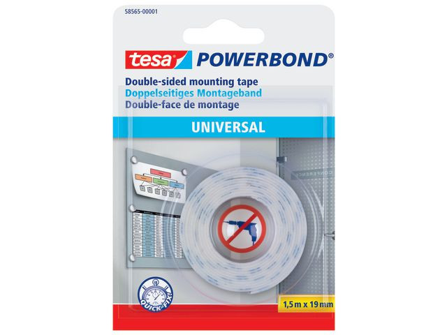 BildeDubbelhäftande TESA Powerbond 1,5mx19mm